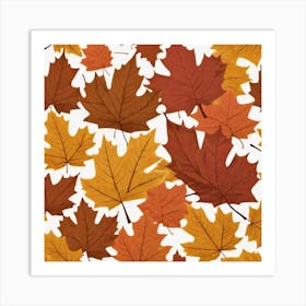 Autumn Leaves 20 Art Print