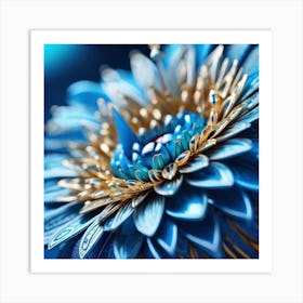 Blue Flower 2 Art Print