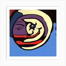 Moons Art Print