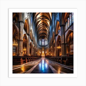 Cathedral Interior 1 Art Print