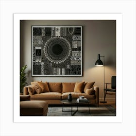 Black And White Abstract Art Print