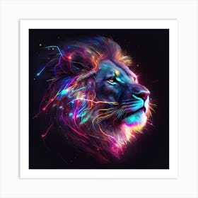 Lion Art 1 Art Print