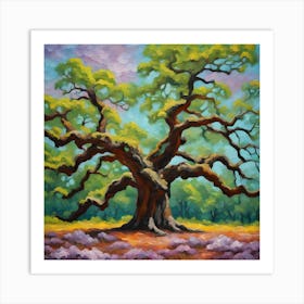 Angel Oak Tree Art Print