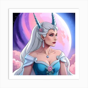 Unicorn Princess Art Print