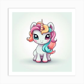 Cute Unicorn 365 Art Print