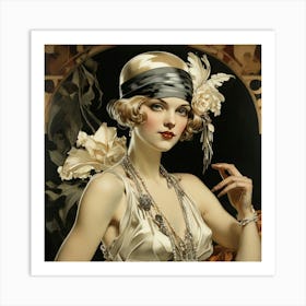 The Flapper Frank Xavier Leyendecker Art Print 3 Art Print