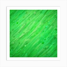 Green Background 3 Art Print
