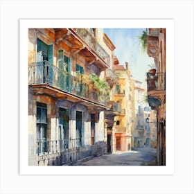 Barcelona Street Art Print