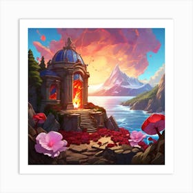 Fairytale Castle 1 Art Print