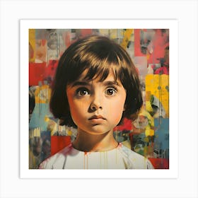 Innocence Amidst Chaos. Art Print