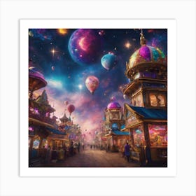 City In The Sky Art Print