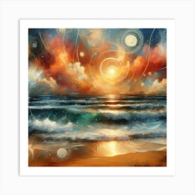 Abstract Horizons 41 Art Print