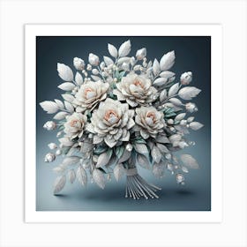 Bouquet Of Flowers 6 Art Print