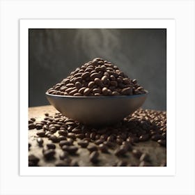 Coffee Beans In A Bowl 15 Art Print