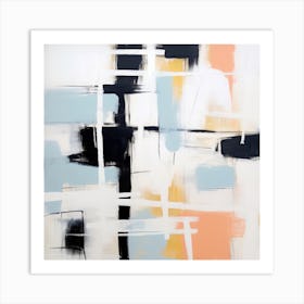 Neutral Abstract 1 Art Print