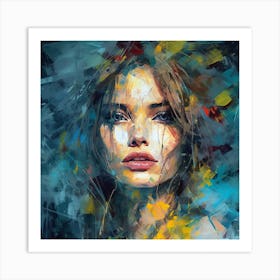 Abstract Of A Woman 16 Art Print