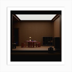 Eidos Furniture Set Night Art Print