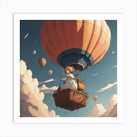 Hot Air Balloon Art Print