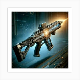 Solar Energy Rifle Converted Art Print