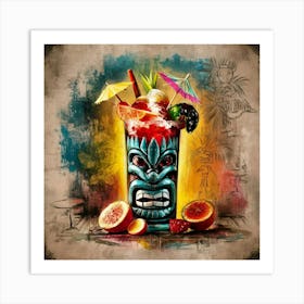 Tiki Drink 1 Art Print