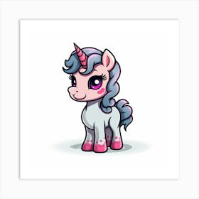 Cute Unicorn 18 Art Print