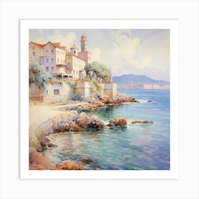 Golden Shores of Italy Art Print