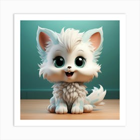 Cute Kitty 3 Art Print