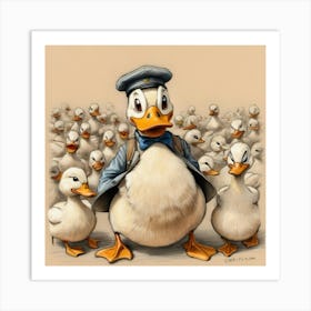 Donald Duck 16 Art Print