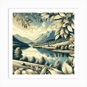 Scottish Landscape Art Print