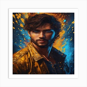 Young Man In A Jacket Art Print