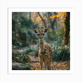 Giraffe 101 Art Print