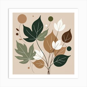 Autumn Leaves Art Print