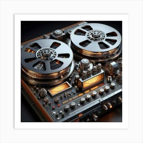 Reel To Reel Art Print