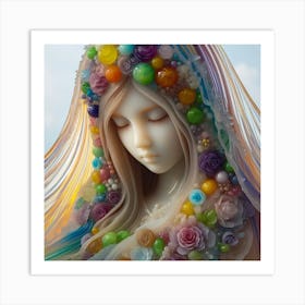 Beautiful Woman Art Print