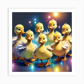 Ducks 22 Art Print