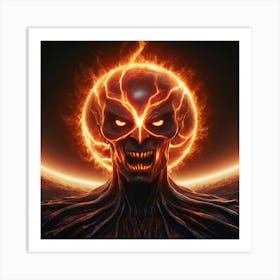 Demon Head Art Print