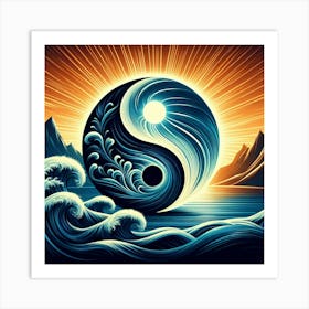 Yin Yang Art Print