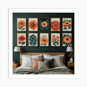 Gerbera Daisies Art Print