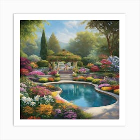 Garden In Bloom_2 Art Print