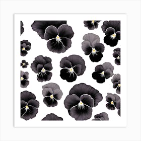 Pansies 1 Art Print