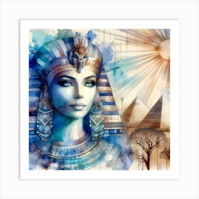 Cleopatra Portrait Artwork 105 Art Print