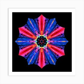 Psychedelic Flower 140 Art Print