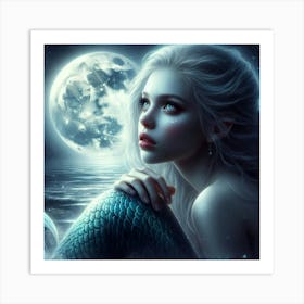 Mermaid 50 Art Print