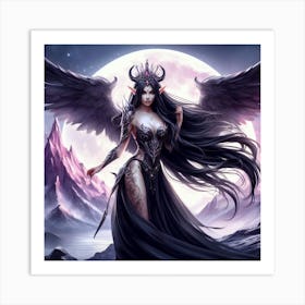 Demon Woman 3 Art Print