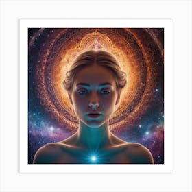 Lucid Woman Art Print