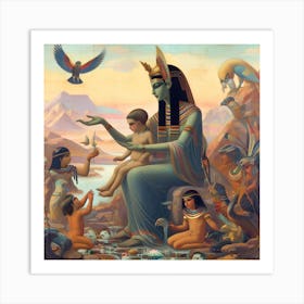 Egyptian Goddess 3 Art Print