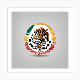 Flag Of Mexico 9 Art Print