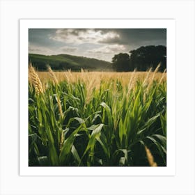 Field Of Corn Art Print