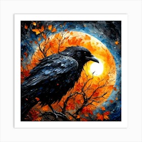 Fire Moon Art Print