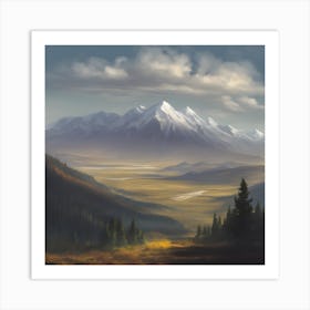 Landscape Painting Art Print